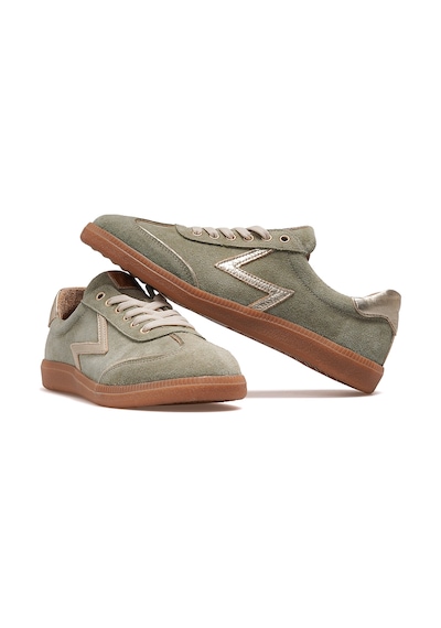 Venüs Kadın Deri Sneaker Günlük Ayakkabı 26y 2609902y Haki Altın