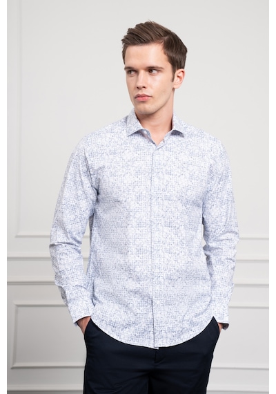 Morven Erkek Lacivert Trend Dynamic Fit İtalyan Yaka Gömlek 25ms004021200 Lacivert