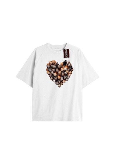 Startmore California Baskılı Oversize Kalıp Unisex T-shirt Siyah