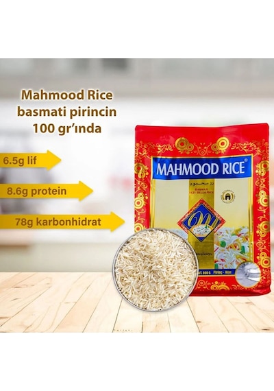 Mahmood Rice Basmati Pirinç 900 G
