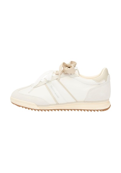 Tommy Hilfiger Th Kadın Yumuşak Süet Deri Rahat Taban Bej Sneaker-12223 Bej