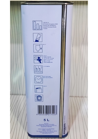 Akzo Nobel 3000 Duragloss Clear Vernik Gl 5 Litre