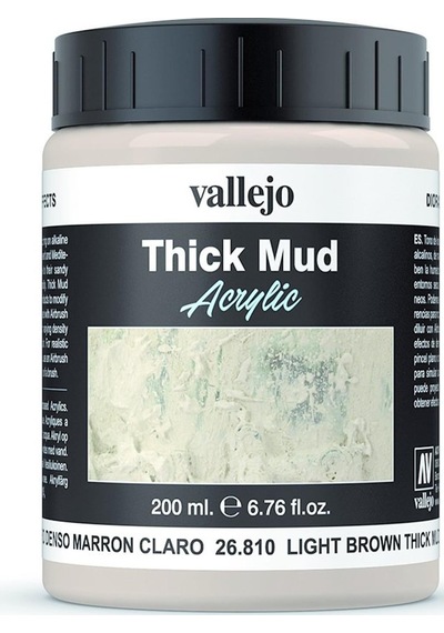 Vallejo 26810 200 Ml. Light Brown Splash, Çamur Dokusu-54479