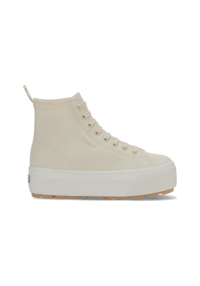Superga 2708 Hi Top Tank Kadın Bej Bilekli Sneaker Bej-288