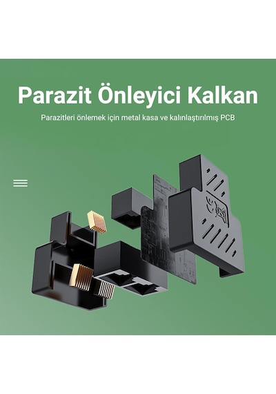Rj45 1 To 2 Ethernet Splitter Çoğaltıcı Adaptör
