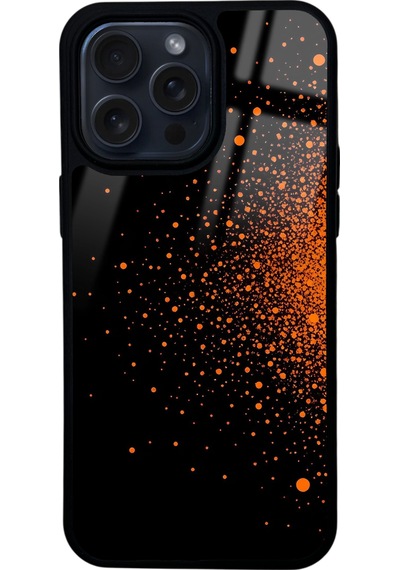 Apple Uyumlu iPhone 14 Pro Max Yıldız Patlaması Tasarımlı Glossy Telefon Kılıfı Çok Renkli