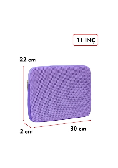 Dada Ultra Hafif 125gr Lila Renk File Tablet Kılıfı 10"-11" inç Air Darbe Emici Korumalı Unisex