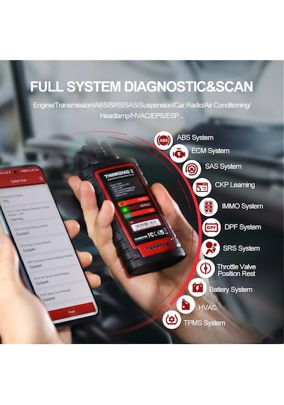 Thinkdiag 2 Obd Diagnostik Can Fd Ecu Kodlama Araç Arıza Tespit