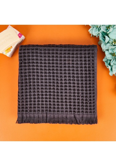 Soft Waffle Mutfak Havlusu - Hardal - 30x45 Cm Renkli