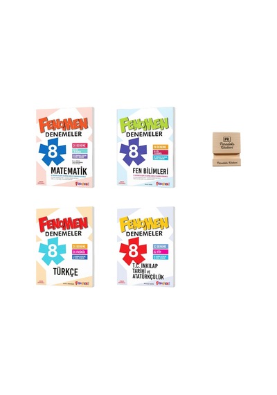 Fenomen Lgs 8. Sınıf Matematik Fen Türkçe Ve İnkılap 4lü Deneme Seti + Telefon Standı