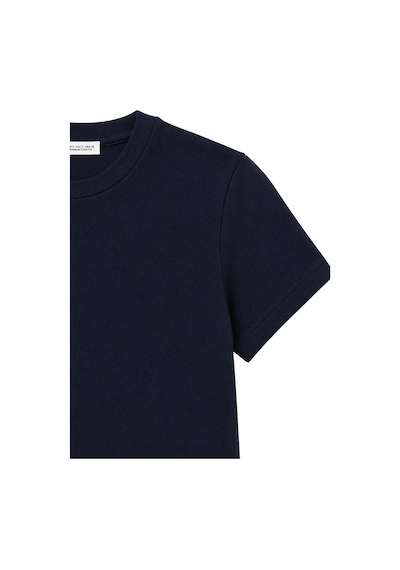 Mixray 2100 Kadın Slim Fit Bisiklet Yaka Soft Basic T-shirt Lacivert
