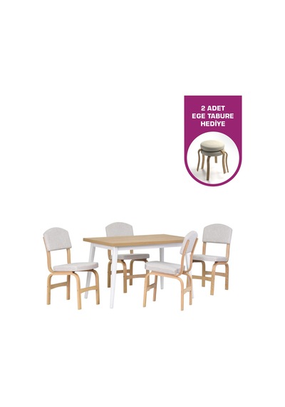 Vilinze Ege Sandalye Avanos Ahşap Mdf Mutfak Masası Takımı - 70x120 Cmtk-avanos-70120-bbn-ege19n-sigmabeyaz Beyaz Vilinze Ege Sandalye Avanos Ahşap Mdf Mutfak Masası Takımı - 70x120 Cmtk-avanos-70120-bbn-ege19n-sigmabeyaz Beyaz