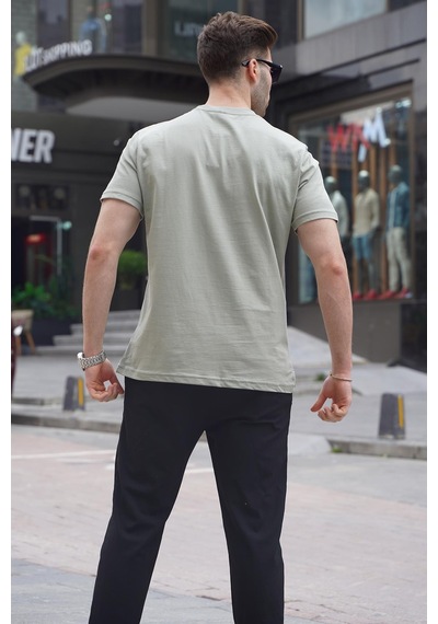 Madmext Çağla Yeşili Regular Fit Basic Erkek Tişört 6131-çağla Yeşili Çağla Yeşili