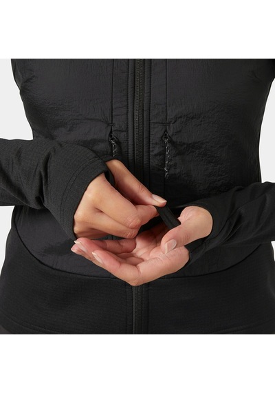 Helly Hansen W Versalıte Hybrıd Fleece Mont Siyah