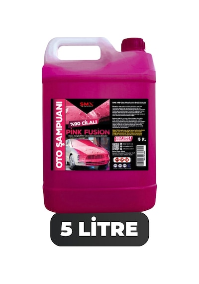 %90 Cilalı Pink Fusion Oto Şampuanı 5 Lt