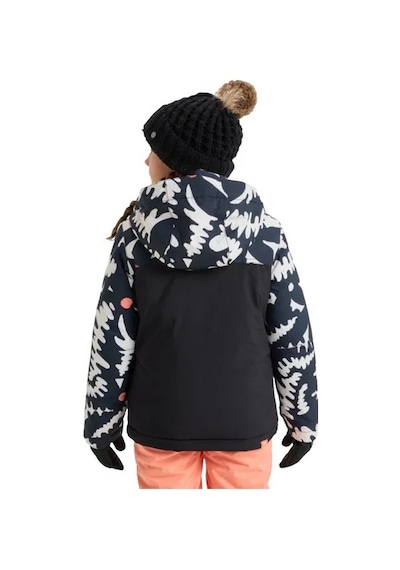 Roxy Galaxy Gırl Jk Kız Çocuk Anthracite - Plaid 2 Snowboard Ceketi Ergtj03200-6457 Siyah