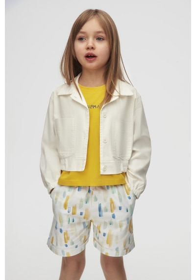 Nk Kids Sharp Kız Çocuk Şort 58515 Ekru