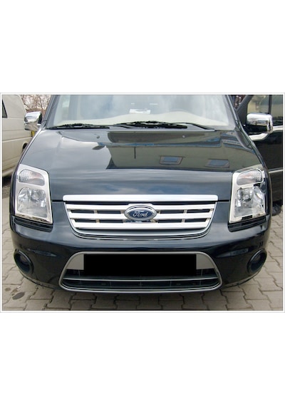 Ford Connect Krom Ön Panjur+Kaput Çıtası 2 Prç. 2009-2014 P. Çelik Uyumlu