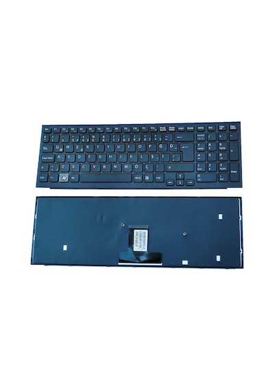 Sony Uyumlu Vaio VPCEB2G4E VPCEB1E9J Çerçeveli Siyah Klavye K-SO9