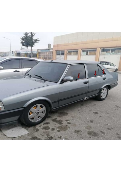 Fiat Tofaş Doğan-Şahin-Kartal Uyumlu Krom Cam Çıtası 6 Prç.Pasla
