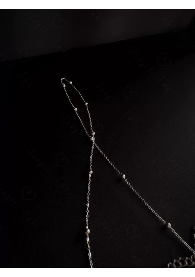 70cm Çelik Bel Takısı Sonbahar Serisi Silver