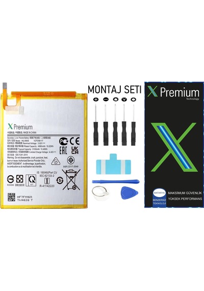 Samsung Galaxy Uyumlu Tab A7 Lite Sm T220 Batarya Pil Süper Yüksek Kalite Xpremium