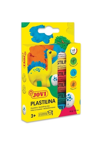 Jovı 90/6 15gr Kurumayan Oyun Hamuru 6 Renk - Blister