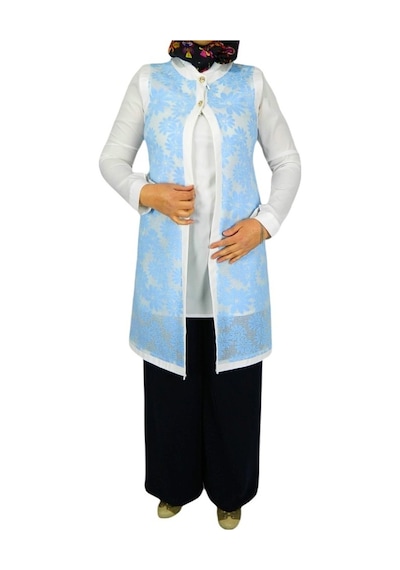 Kadın Krep Güpür Ikili Tunik Msk-0262