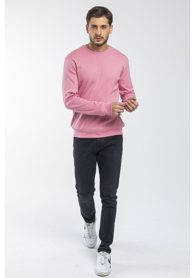 Erkek Bisiklet Yaka Slim Fit Sweatshirt Spr 20k17 001