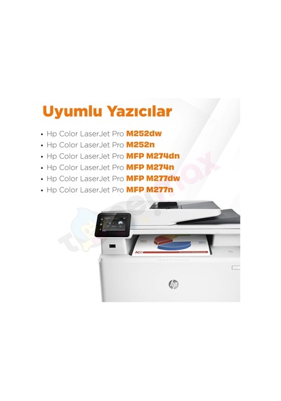 Hp 201a Cf400a Uyumlu Toner 2'li Paket + 1 Siyah
