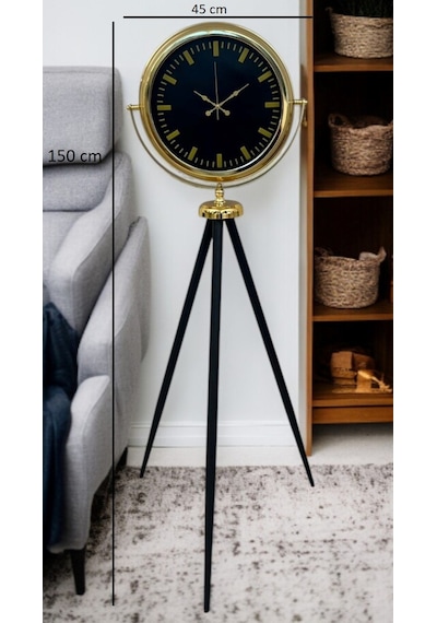 Mcg Eskitme Tripod Ayaklı Dekoratif Saat Çok Renkli