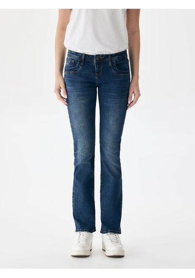 Ltb Valerıe Düşük Bel Boru Paça Jean Pantolon 01009514514905 52913 Mavi