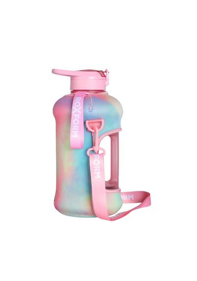 Roxform 2200 Ml Renkli Pembe Premium Suluk Matara Bpa & Bps İçermez, Kılıflı Ve Sızdırmaz Pembe, Renkli Kılıf