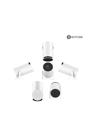 180 Derece Ayarlanabilir Taşınabilir Kablosuz 2.4g 5g Wifi Ultra Hd Taşınabilir Projektör