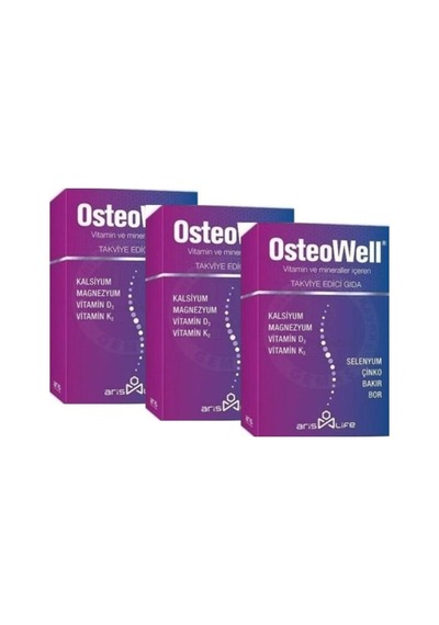 Aris Life Osteowell 30 Tablet 3'Lü Paket