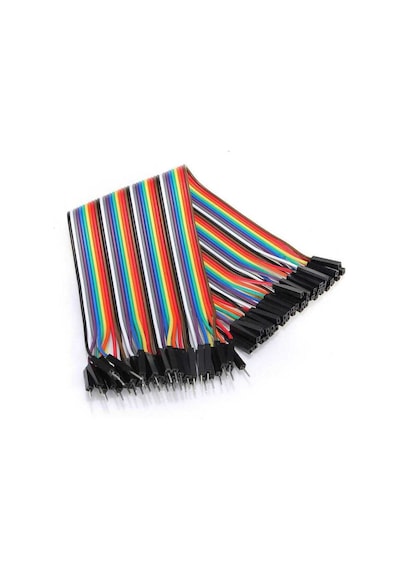 40 Adet Erkek-Dişi Jumper Kablo 30Cm