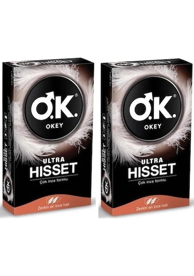 Okey Ultra Hisset Prezervatif 10'lu x 2