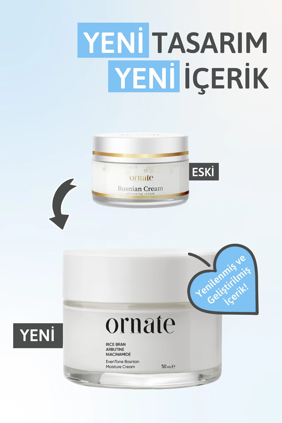 Boşnak Beyazlatıcı Nemlendirici Leke Kremi Bosnian Cream 50ml