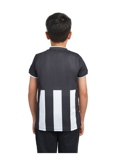 Gsstore Beşiktaş Umbro Lisanslı Çubuklu Çocuk Forma Siyah - Beyaz