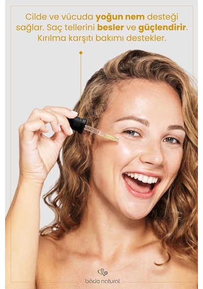 Bade Natural Soğuk Sıkım Argan Yağı 30 ML