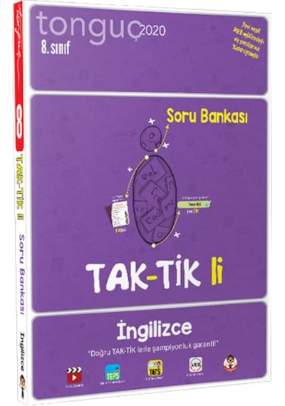 8 Sınıf İngilizce Taktikli Soru Bankası Tonguç Akademi