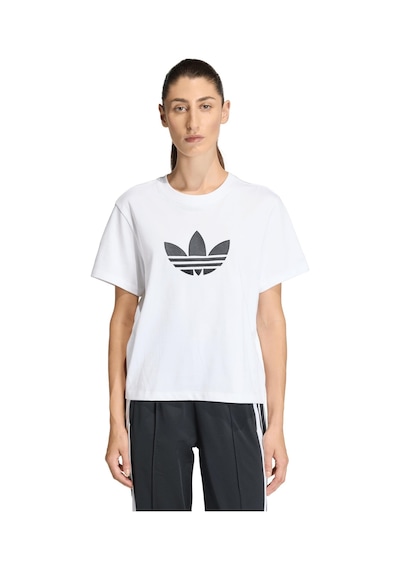 Kd6225-k Adidas Trefoıl Boxy T Kadın T-shirt Beyaz Kd6225-k Beyaz