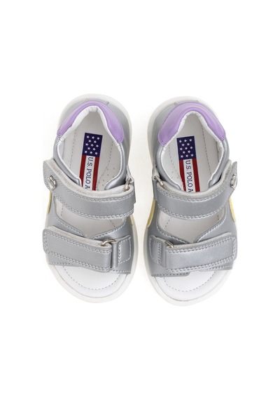 U.S. Polo Assn. Kız Bebek Gri Sandalet 50286836-VR107