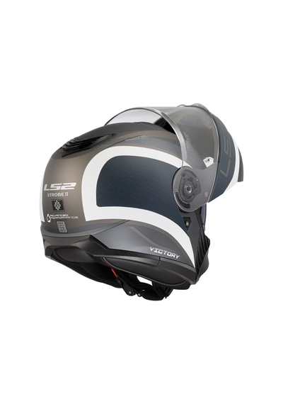 Ls2 Strobe 2 Vıctory Mat Gri-mavi-kum Kask Renkli
