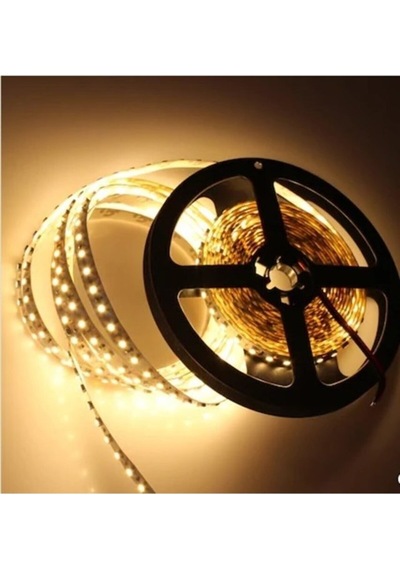 4040 3 Çipli Silikonsuz 5 Metre Şerit Led Günışığı