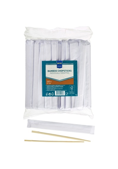 Metro Professıonal Bambu Çubuk 100 Adet 210 Mm Wrap Kullan At Tarı 100 G