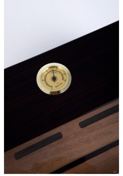 Yarım Cam Tavan Puro Humidor / Puro Saklama Kutusu - Siyah 0199
