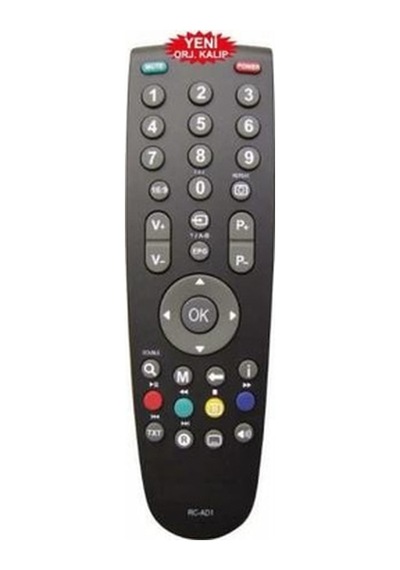 Calbis Arçelik Uyumlu - Beko Rc-Ad1 Lcd-Led Tv Kumandası