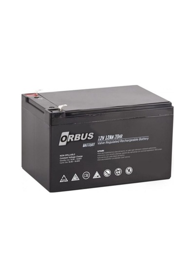 Orbus 12v 12ah Bakımsız Kuru Tip Ups Aküsü 5 Yıl Ömür