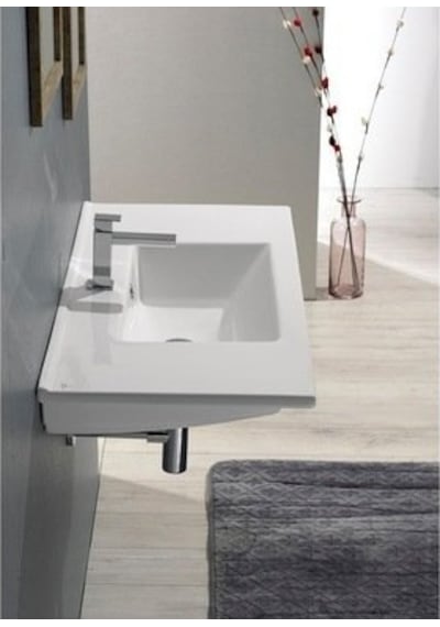 Turkuaz Seramik Arte Etajerli 75x45 cm Lavabo